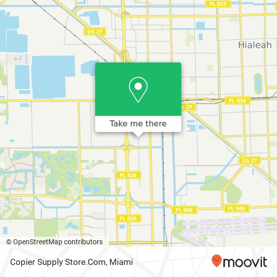 Mapa de Copier Supply Store.Com