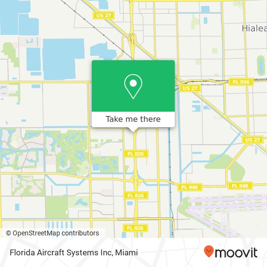 Florida Aircraft Systems Inc map