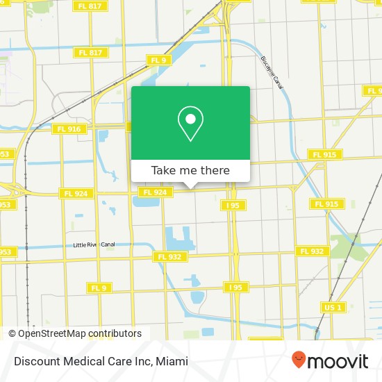Discount Medical Care Inc map
