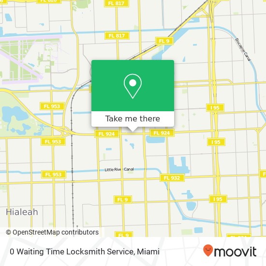 0 Waiting Time Locksmith Service map