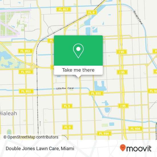 Mapa de Double Jones Lawn Care