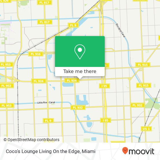 Coco's Lounge Living On the Edge map