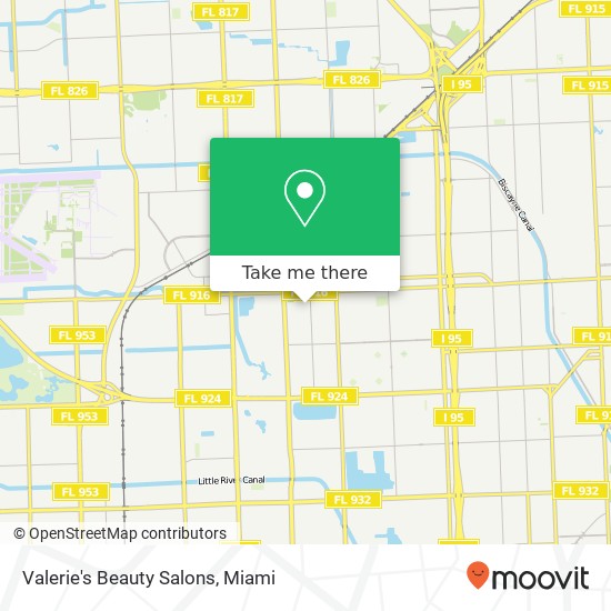 Mapa de Valerie's Beauty Salons