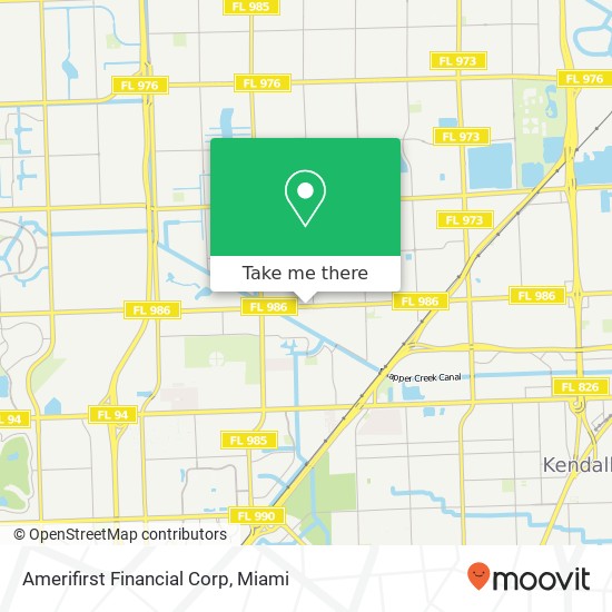 Amerifirst Financial Corp map