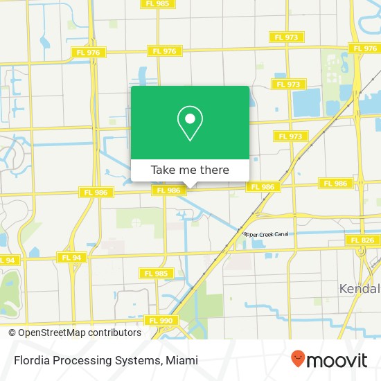 Flordia Processing Systems map