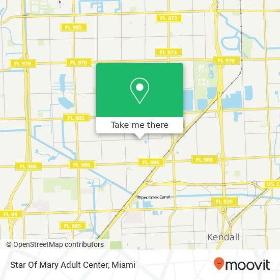 Mapa de Star Of Mary Adult Center