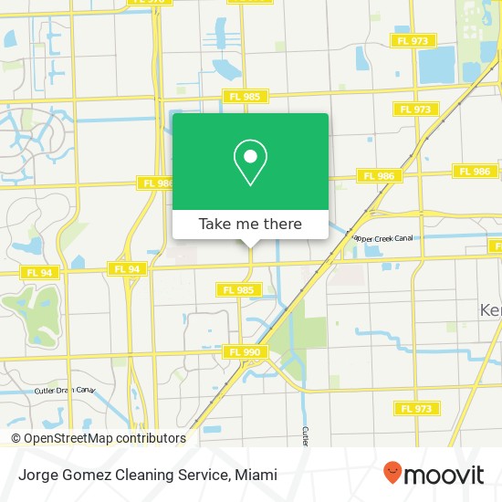 Jorge Gomez Cleaning Service map