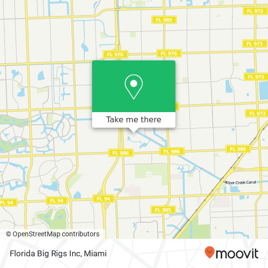Florida Big Rigs Inc map
