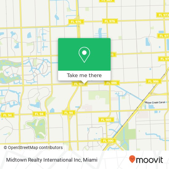 Mapa de Midtown Realty International Inc