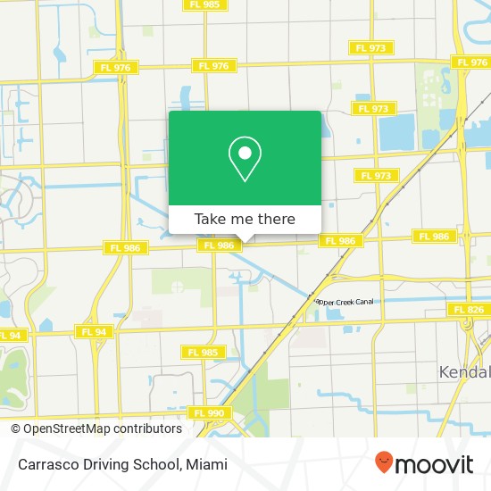 Mapa de Carrasco Driving School