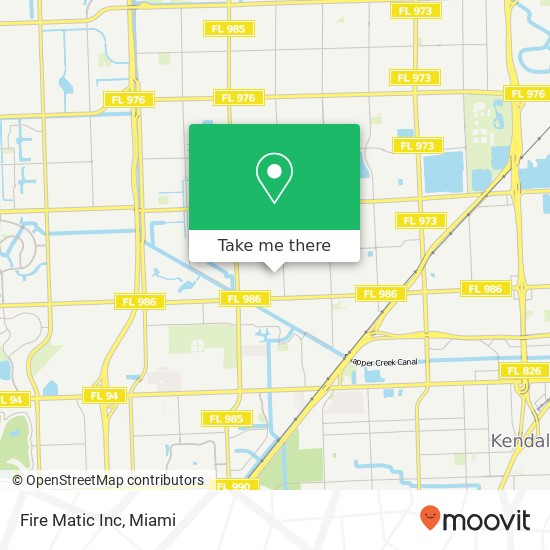 Fire Matic Inc map