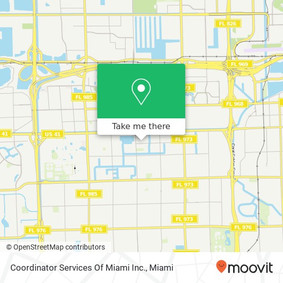 Coordinator Services Of Miami Inc. map