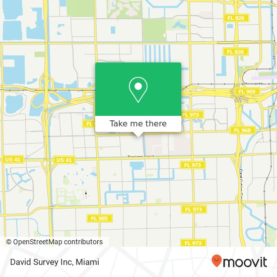 David Survey Inc map