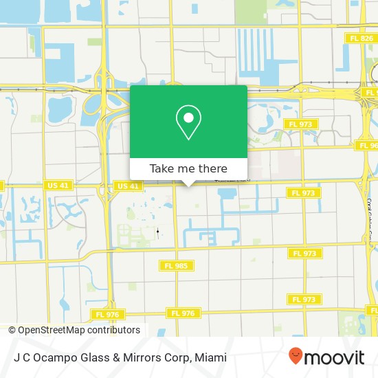 J C Ocampo Glass & Mirrors Corp map