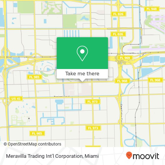 Meravilla Trading Int'l Corporation map