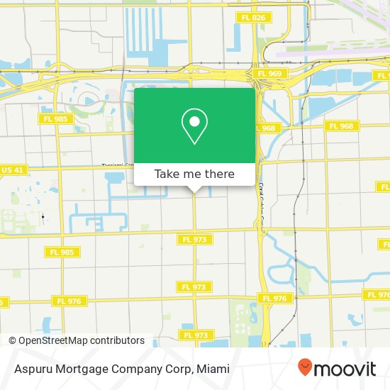 Mapa de Aspuru Mortgage Company Corp