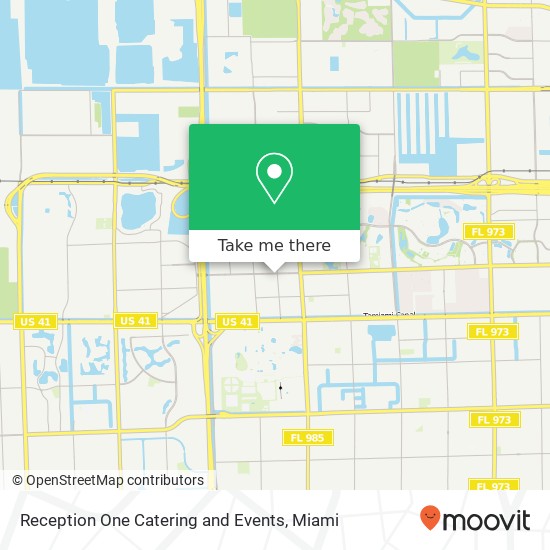 Reception One Catering and Events map