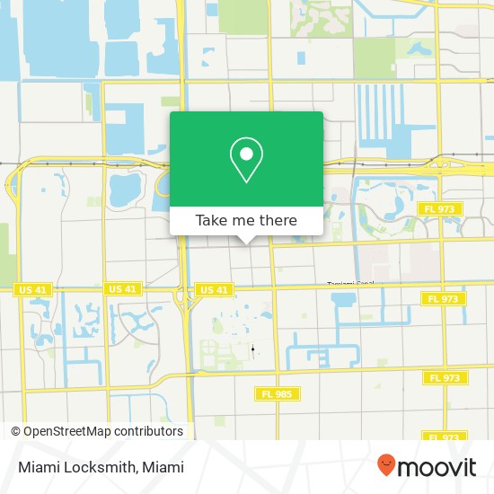 Miami Locksmith map