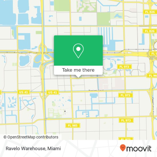 Ravelo Warehouse map