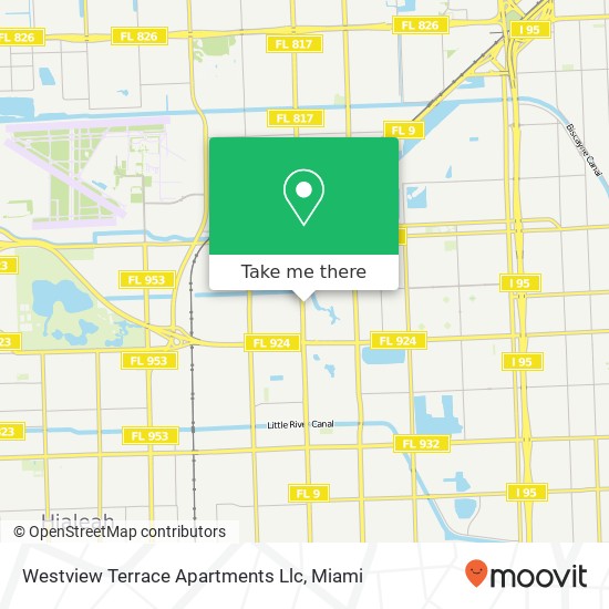 Mapa de Westview Terrace Apartments Llc