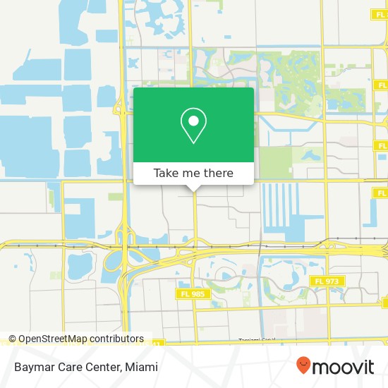 Baymar Care Center map