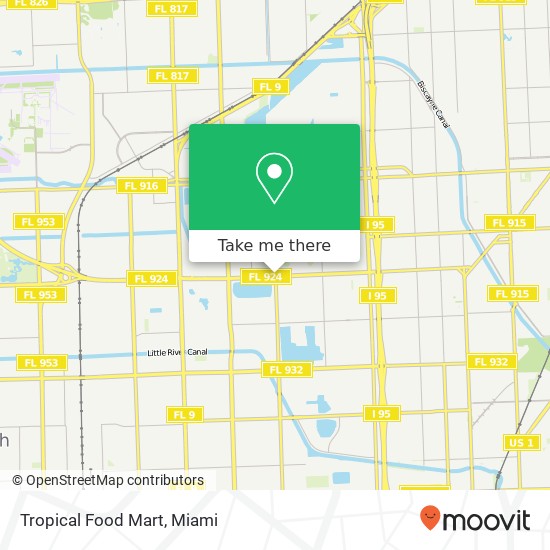 Tropical Food Mart map