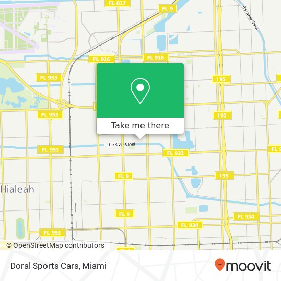 Doral Sports Cars map
