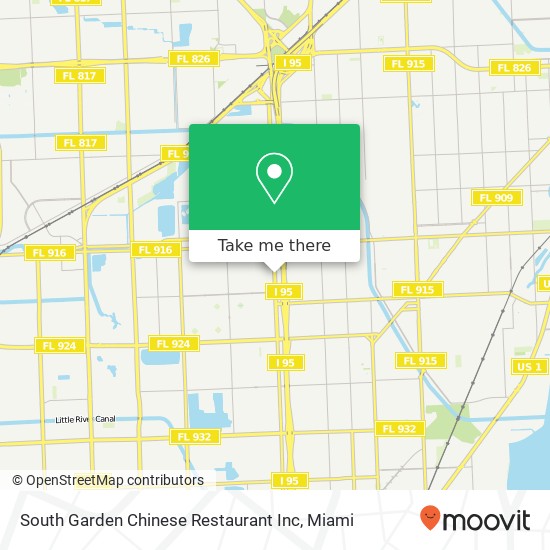 South Garden Chinese Restaurant Inc map