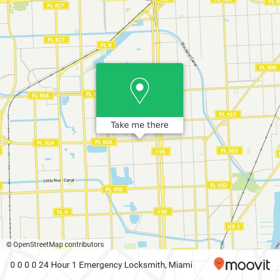 Mapa de 0 0 0 0 24 Hour 1 Emergency Locksmith