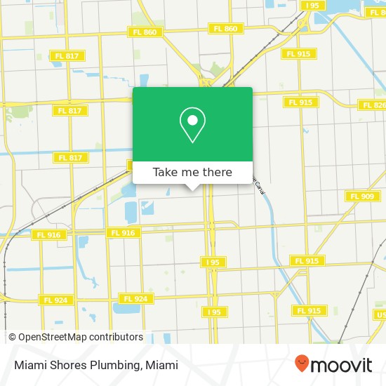 Mapa de Miami Shores Plumbing