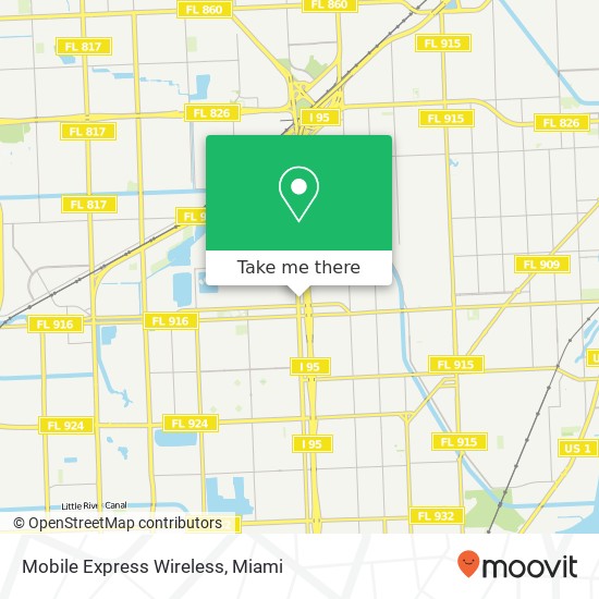 Mapa de Mobile Express Wireless