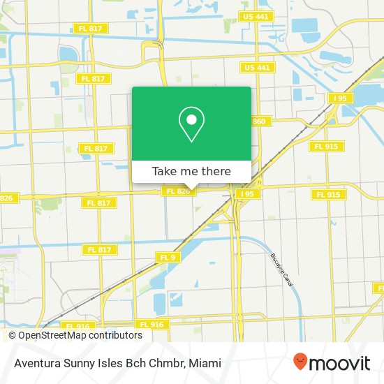 Aventura Sunny Isles Bch Chmbr map