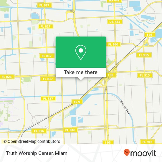 Truth Worship Center map