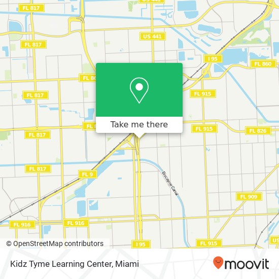 Mapa de Kidz Tyme Learning Center