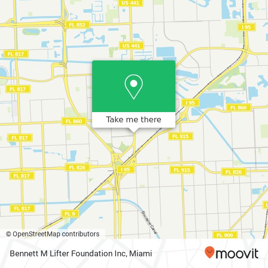 Mapa de Bennett M Lifter Foundation Inc