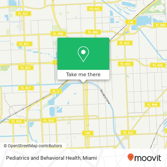 Pediatrics and Behavioral Health map