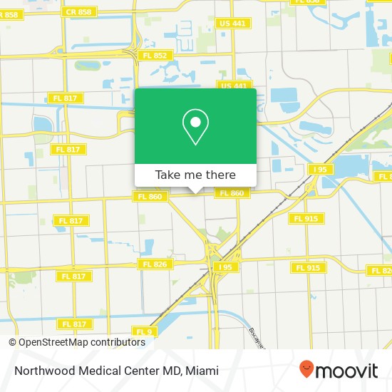 Northwood Medical Center MD map