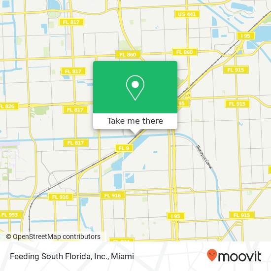 Feeding South Florida, Inc. map