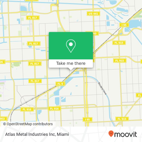 Atlas Metal Industries Inc map