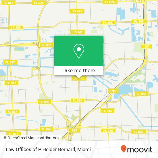 Law Offices of P Helder Bernard map