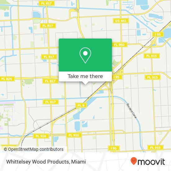 Whittelsey Wood Products map