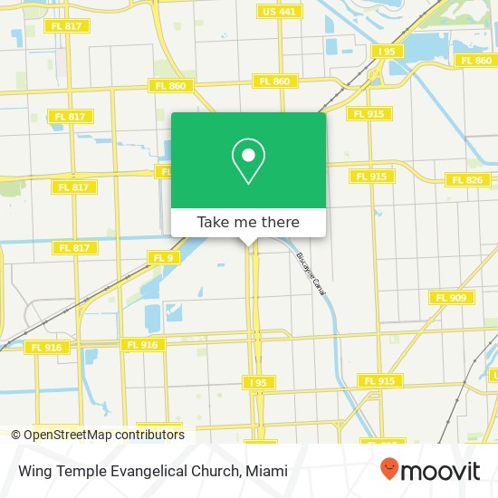 Mapa de Wing Temple Evangelical Church
