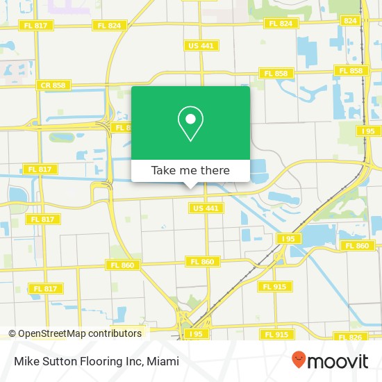 Mapa de Mike Sutton Flooring Inc