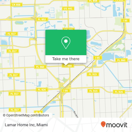 Lamar Home Inc map