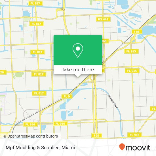 Mapa de Mpf Moulding & Supplies