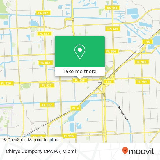 Mapa de Chinye Company CPA PA