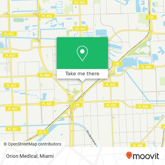 Mapa de Orion Medical