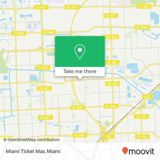 Mapa de Miami Ticket Max