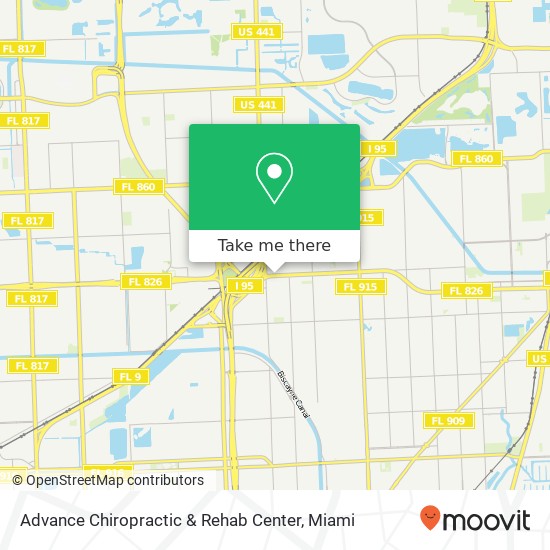 Advance Chiropractic & Rehab Center map