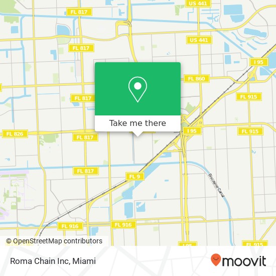 Roma Chain Inc map